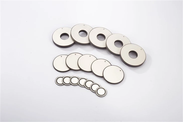 Low impedance piezoelectric ceramics for cleaning tanks